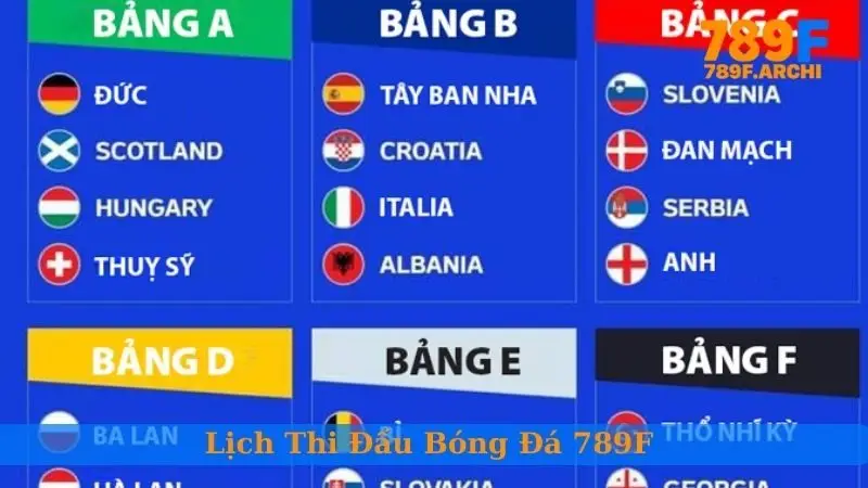 Lịch Thi Đấu Bóng Đá 789F